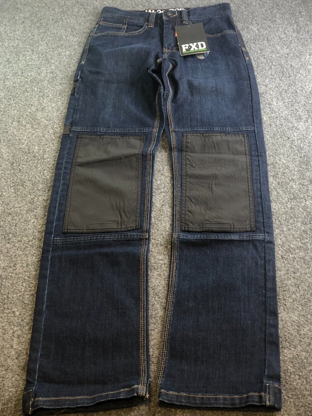 FXD WD-1 Jeans Adult 28x32 Blue Work Denim Pants Regular Fit Reinforced Workwear